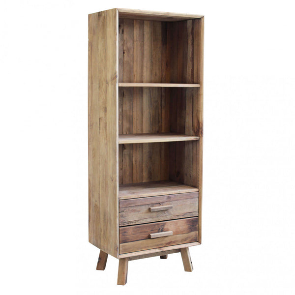 online Bibliothèque Justin 60x40x160 h cm en pin recyclé marron