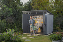 Casetta da Giardino Porta Attrezzi 277x218x226 cmin Duotech Keter Artisan 9x7 Grigia