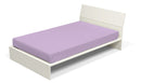 Lenzuolo Sotto con Angoli ed Elastico Tinta Unita Lilla