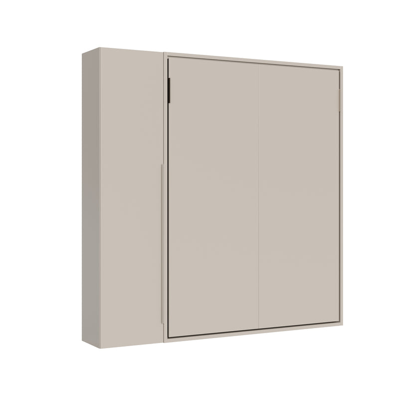 Letto Matrimoniale A Scomparsa 160 Versia Con Armadio 1 Anta Sx Argilla      