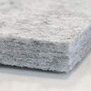 Pannello Fonoassorbente da Soffitto con Kit di 4 Cavetti 120x50 cm Finitura Grigio     