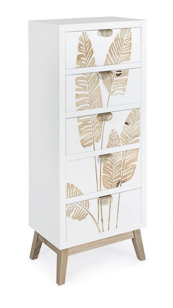 Commode Folium 5 Tiroirs en Bois prezzo