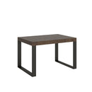 Tavolo Allungabile 140-244x90x77 cm Tecno Noce Gambe Antracite 