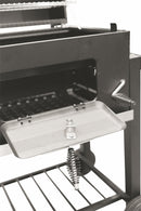 Barbecue a Carbone Carbonella Rettangolare 116x56 cm Galileo De Luxe Nero