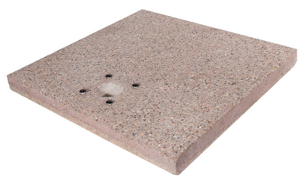prezzo Socle carré 40x40x5 cm pour fontaine avec petite virole en ciment Belfer 42/BSE/2
