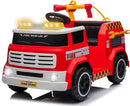 Macchina Elettrica per Bambini Camion dei Pompieri Telecomandato 12V 7,5Ah Rosso         