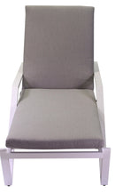 Lettino Prendisole da Giardino in Alluminio Cuscino con Doppia Fodera Boston