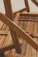 Tavolo da Giardino Rettangolare Pieghevole in Legno di Acacia Soriani Bali