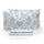 Parure de lit double dessus et dessous et taies d'oreiller en percale de coton Garrini Samantha Blu