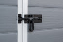 Casetta da Giardino Porta Attrezzi 185x152x226 cmin Resina Effetto Legno Keter Manor 6x5 Grigia