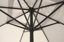 Ombrellone da Giardino 4x4 m Palo Ø67 mm Siviglia Grigio Chiaro