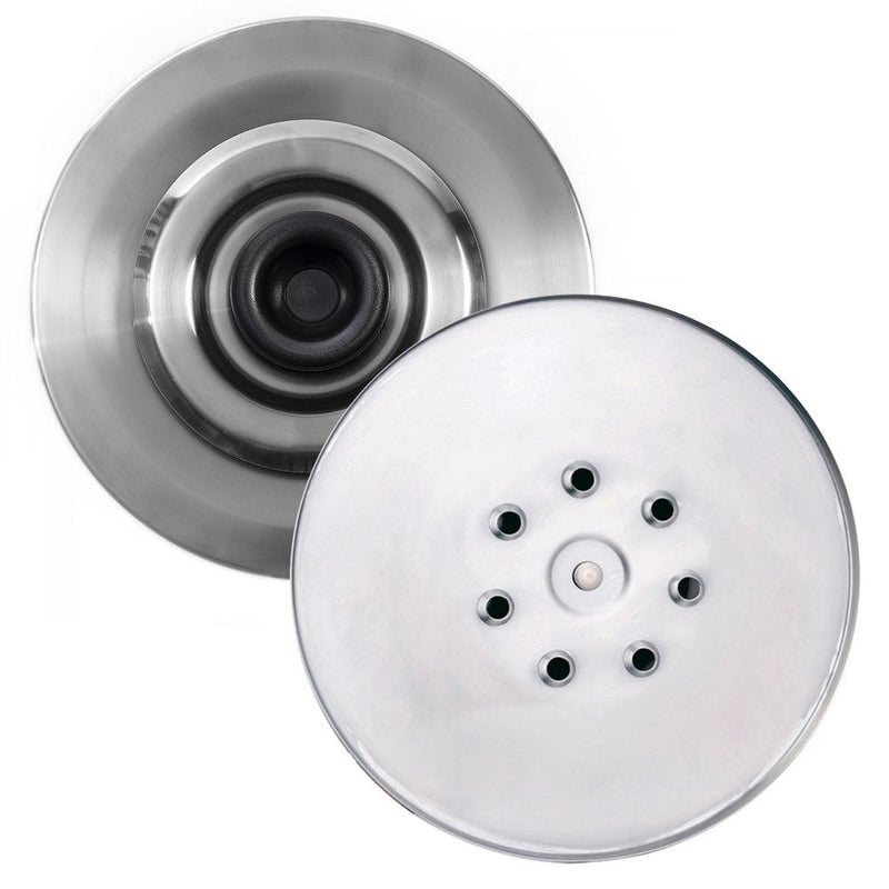 Coperchio Magico Antiodore Ventur Magic in Acciaio Inox Pomolo Nero Varie Misure