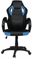 Sedia Gaming 59x120 cm in Similpelle Blu