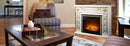 Camino Elettrico da Pavimento 101x140x33 cm Effetto Fiamma 1950W Versailles maxi & Richi Avorio