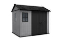 Casetta Box da Giardino 230x287x246 cm Newton Plus 759/975 Doppia Opzione Montaggio in Resina Evotech+  Grigio  cm