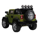 Macchina Elettrica per Bambini 12V Fuoristrada Verde 