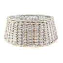 Copri base Albero di Natale in Vimini sbiancato tondo cm Ø62/76xh24