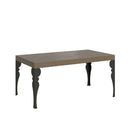 Tavolo Allungabile 120-224x90x77 cm Paxon Premium Tortora Telaio Antracite 