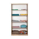 Armadio 94x182z52 cm sonoma bianco con ante scorrevoli