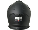 Casco Integrale per Moto Cross con Frontino CGM Ground 601A Nero Opaco