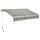Store à Barre Carrée 200x250 cm Tissu Polyester Rayé Vert