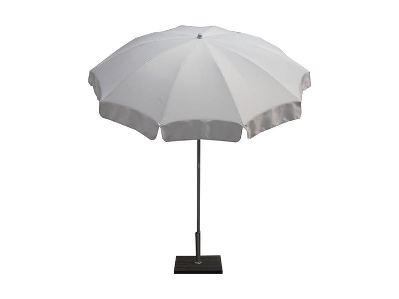 Ombrellone da Giardino Ø2,4 m Palo Ø33 mm in Acciaio Maffei Novara Grigio