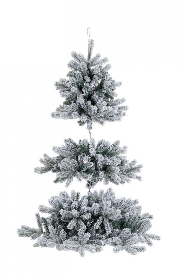 Sapin de Noël Artificiel Couvert de Neige Vert Différentes Tailles prezzo