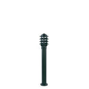 Lampada Palo per Giardino Basso con Frangiluce Colore Nero per Esterno Linea Fiammifero Sovil