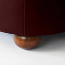 Divano 2 Posti 170x81x77 cm in Similpelle Bordeaux