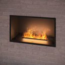 Camino a Vapore Elettrico da Incasso 80x45(64,8)x40 cm Invapo Inside con Ricarica Automatica e LED RGB Nero       