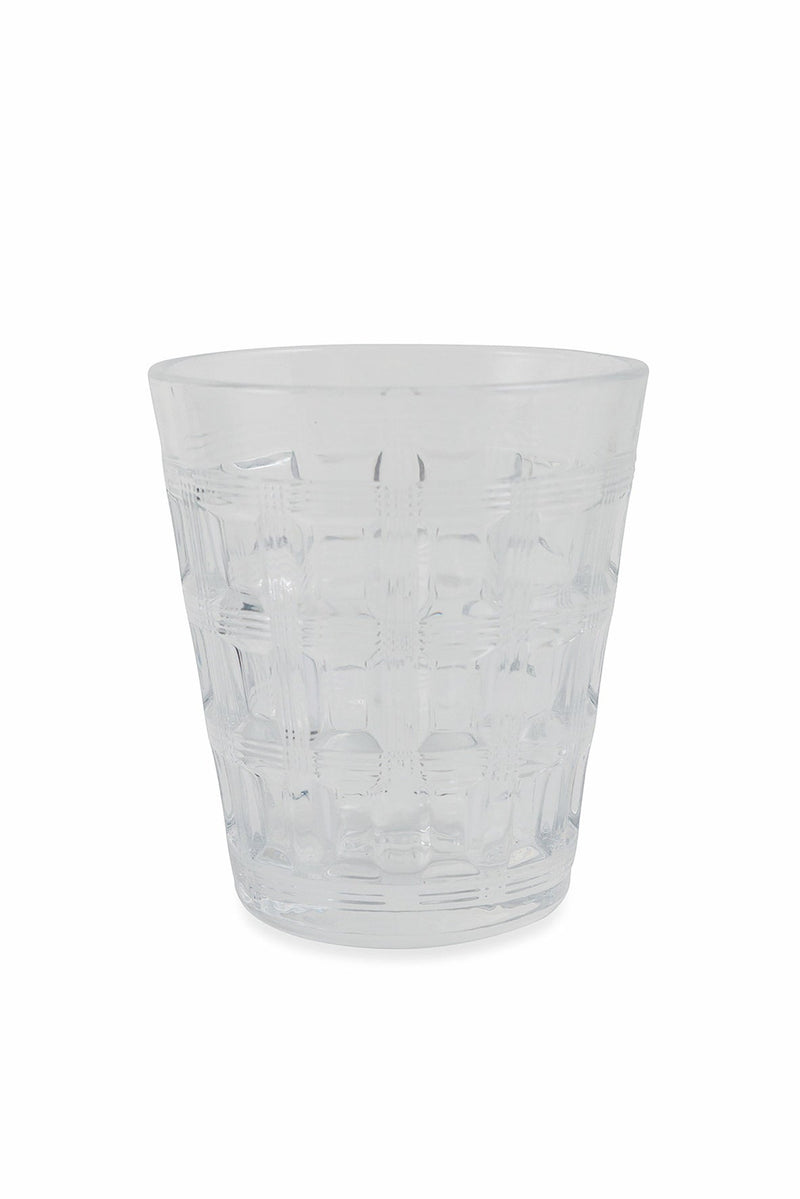 Set 6 Bicchieri Ø9x10 cm in Vetro Villa d'Este Home Tivoli Recta Multicolor