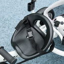 Triciclo per Bambini 1-5 Anni 102x49x102 cm con Maniglione e Tettuccio Regolabile Bianco e Rosa