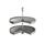 Panier tournant Ø81 cm en plastique et aluminium gris Emuca pour meuble de cuisine 80 cm