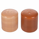 Menage 5 Pezzi in Ceramica con Stand in Metallo VdE Tivoli 1996 Baita Chocolate