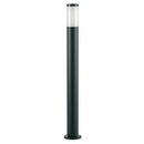 Lampada Palo Tondo Alto per Giardino Colore Nero per Esterno Linea Fiammifero Sovil