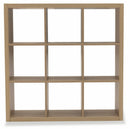 Libreria 9 Ripiani 113x113x39 cm in MDF Soriani Rovere