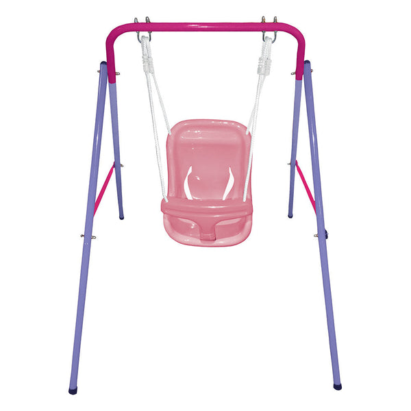 New Baby Pink Balançoire de jardin 1 place 100x144x120 cm prezzo