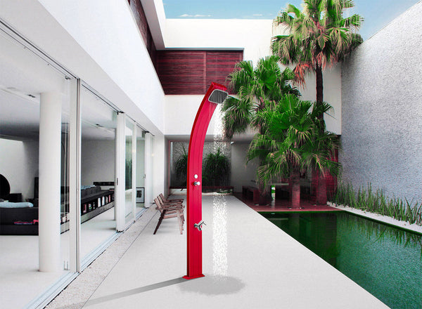 acquista Douche de Jardin Solaire Extérieure 30L Mitigeur et Lave Pieds Arkema Spring Gold Van Gogh