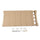 Étagère Extensible pour Armoires 35x45cm Étagère Télescopique pour Meubles Beige