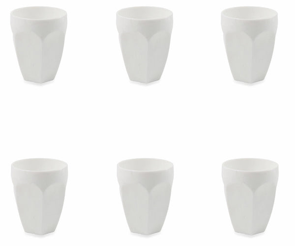 prezzo Set de 6 verres Ø8,8x10 cm en verre VdE Tivoli 1996 Wonderland Bianchi