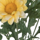 Set 6 Margherite Artificiali Altezza 66 cm Giallo