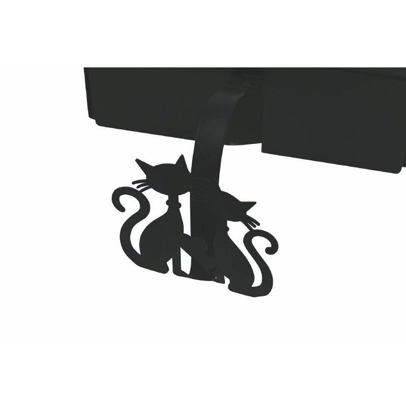 Porta Salviette 17x17x6,5 cm  in Acciaio VdE Tivoli 1996 Black Cat