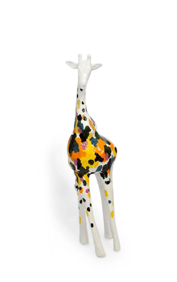 Pretty Decor 4 Girafe décorative multicolore en polyrésine sconto