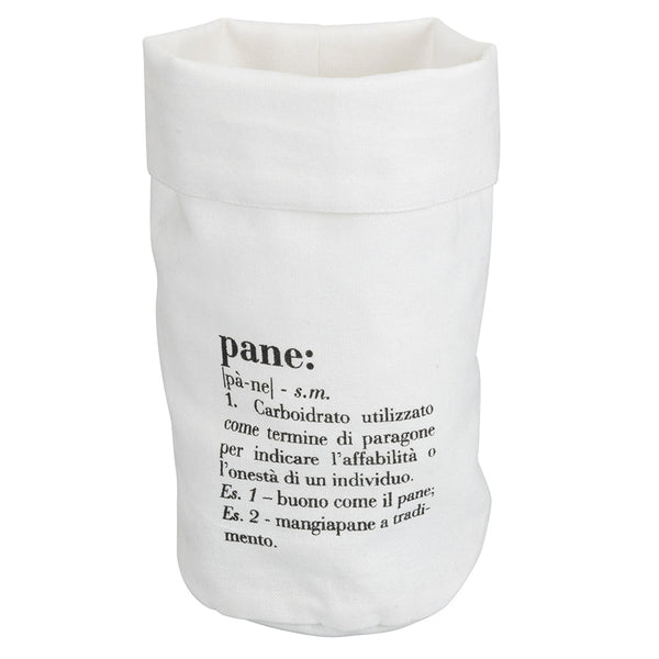 Petit sac à pain 13x30 cm en Coton Blanc VdE Tivoli 1996 prezzo