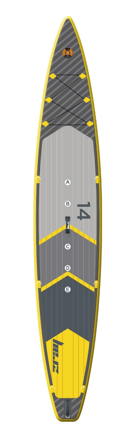 SUP Gonflable 426x71x15cm Zray R2 Planche de Sup de Course sconto