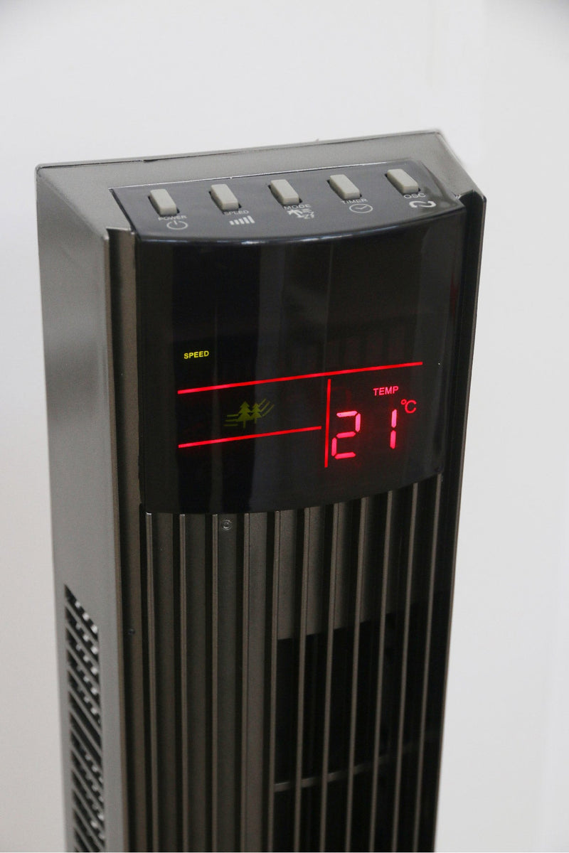 Ventilatore a Colonna Oscillante con Telecomando 3 Velocità  50W Kooper Eolo