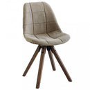 Sedia Aron 48x44x47/84 h cm in Legno Marrone