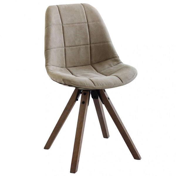 Chaise Aron 48x44x47/84 h cm en Bois Brun sconto