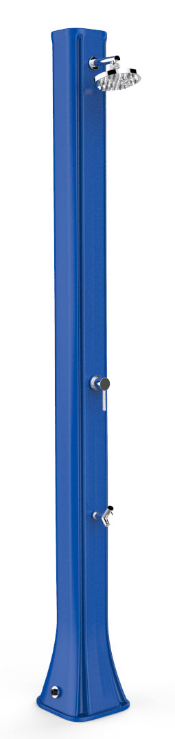 acquista Doccia Solare da Giardino 40L Miscelatore e Lavapiedi Arkema Big Happy Five Blu
