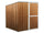 Jardinière en tôle d'acier porte-outils 175x185x192 cm Enaudi Legno